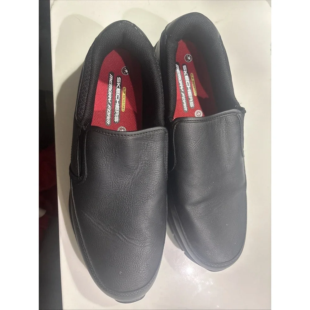 skechers mens shoes slip on slip resistant Size 13